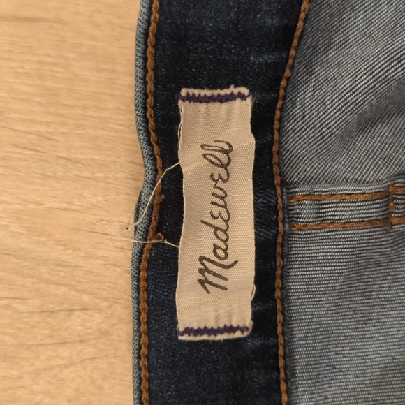 Madewell 10" High-Rise Skinny Jeans in Danny Wash TENCEL (Sz Petite 27) - Picture 6 of 10